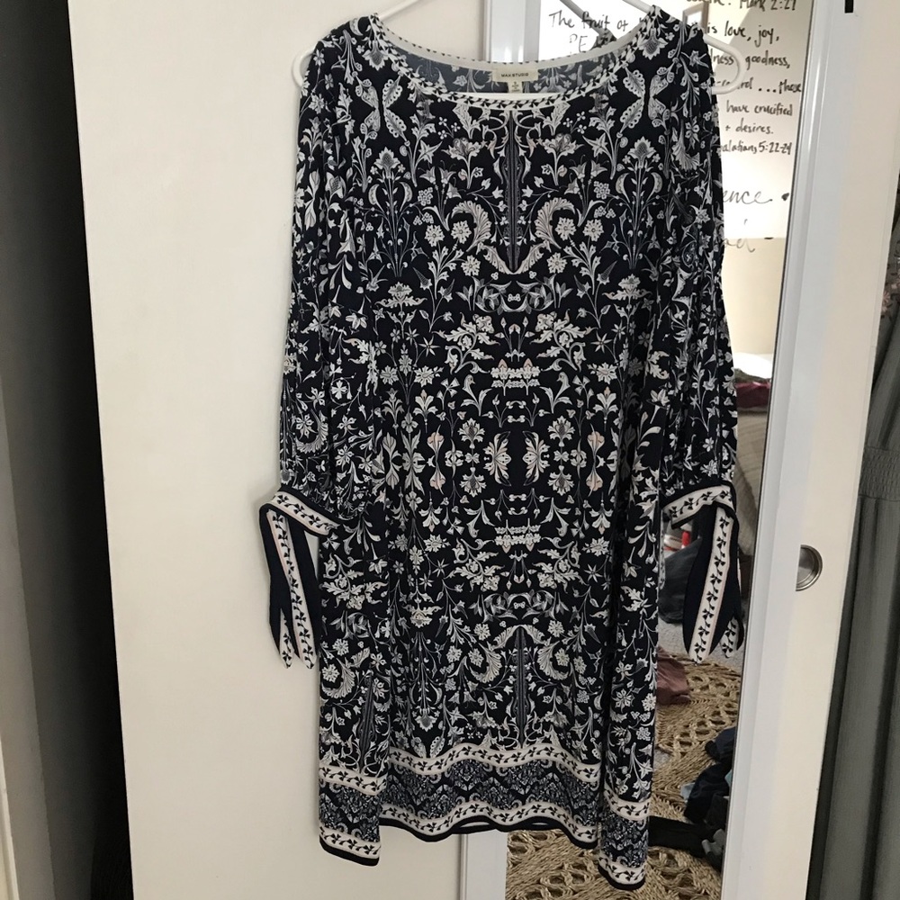 Open shoulder dress
